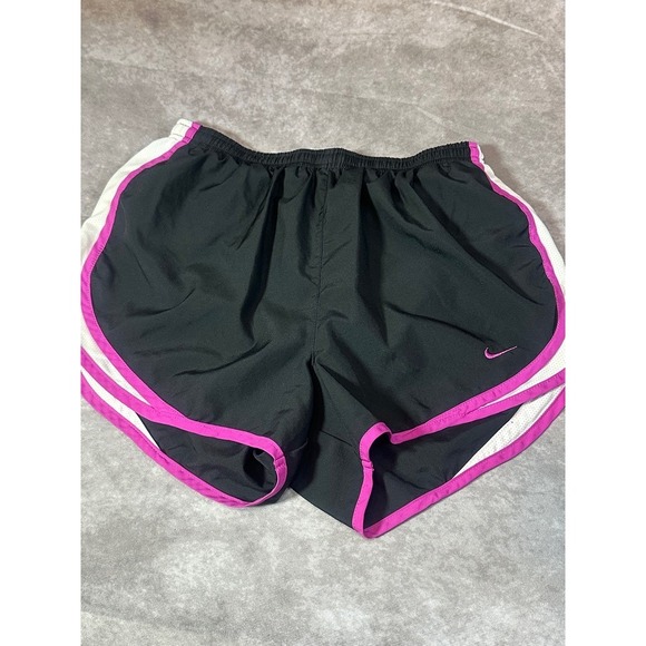 Nike Pants - Nike Tempo Running Shorts Womens Medium Black Pink White Athletic Gym Workout